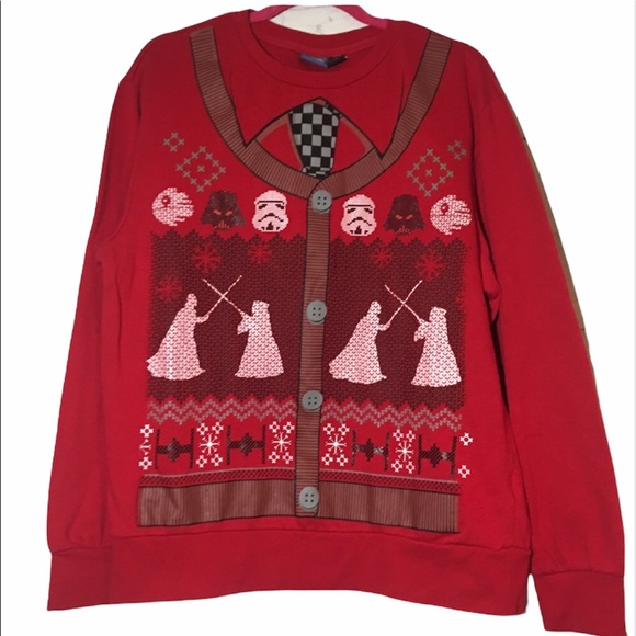 Star Wars Dark Side Ugly Xmas Christmas Sweater Sweatshirt